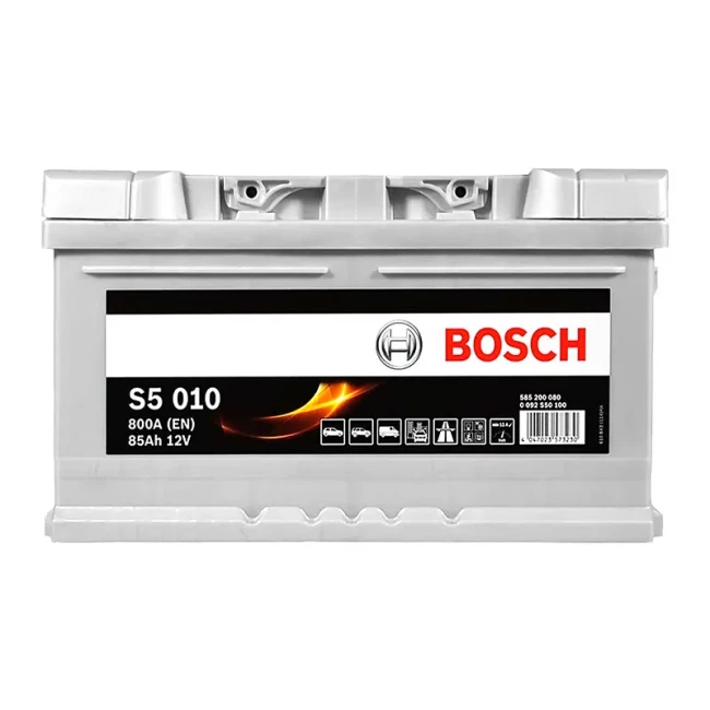 Автомобільний акумулятор BOSCH S5 010 6CT-85Ah АзЕ (0092S50100)