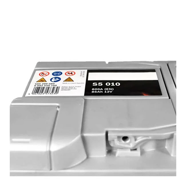 Автомобільний акумулятор BOSCH S5 010 6CT-85Ah АзЕ (0092S50100)