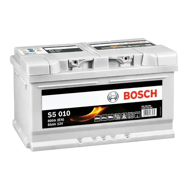 Автомобільний акумулятор BOSCH S5 010 6CT-85Ah АзЕ (0092S50100)