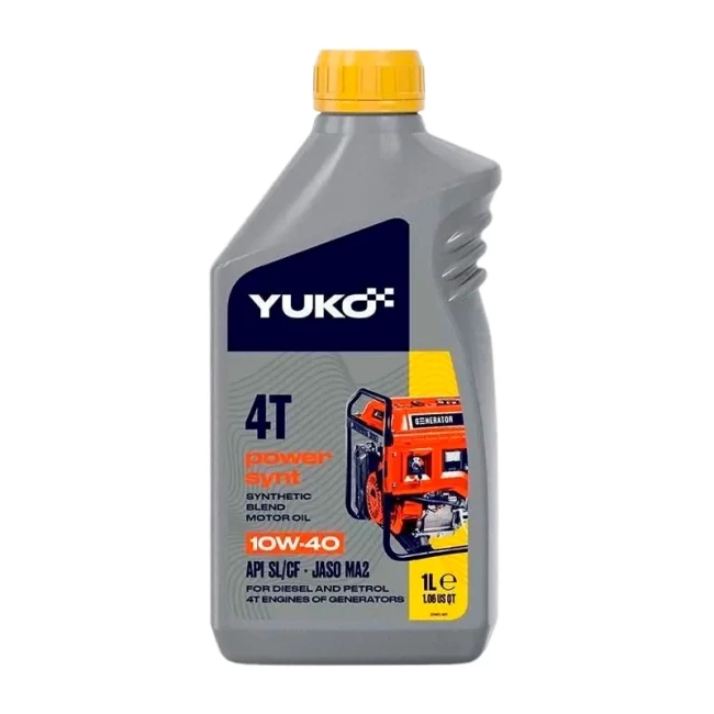 Моторное масло Yuko Power Synt 4T 10W-40 API SL/CF 1л (4823110405499) Моторное масло Yuko Power Synt 4T 10W-40 API SL/CF 1л (4823110405499)