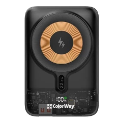 Универсальная мобильная батарея ColorWay MagSafe 10000 mAh Black
