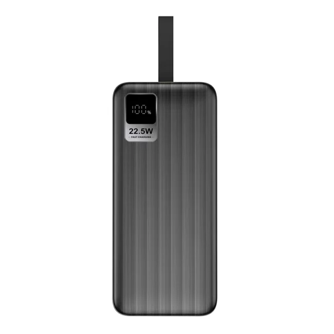 Универсальная мобильная батарея ColorWay Digital Display 30000 mAh Black (CW-PB300LPC5BK-PDD)