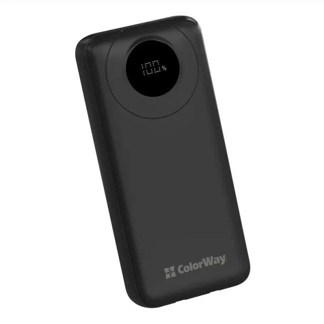 Универсальная мобильная батарея ColorWay EnergyPlus 20000 mAh Black (CW-PB200LPB4BK-PDD)