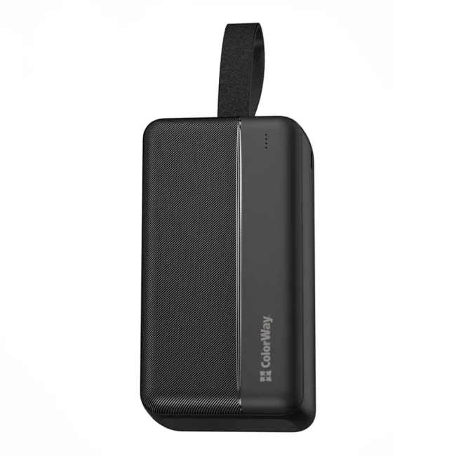 Универсальная мобильная батарея ColorWay High-power 2 30000 mAh Black (CW-PB300LPC2BK-PD)