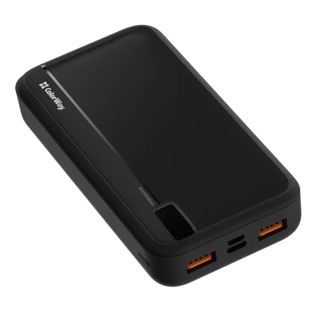 Универсальная мобильная батарея ColorWay High-power 20000 mAh Black (CW-PB200LPA4BK-PD)