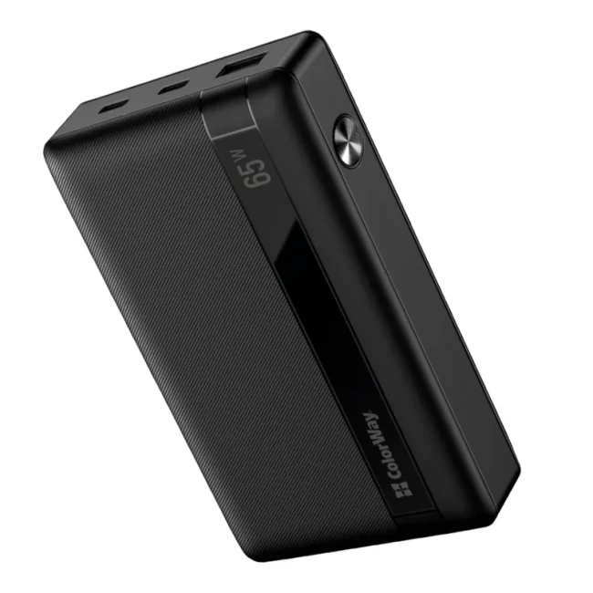 Универсальная мобильная батарея ColorWay Powerful 20000 mAh Black (CW-PB200LPA3BK-PDD)