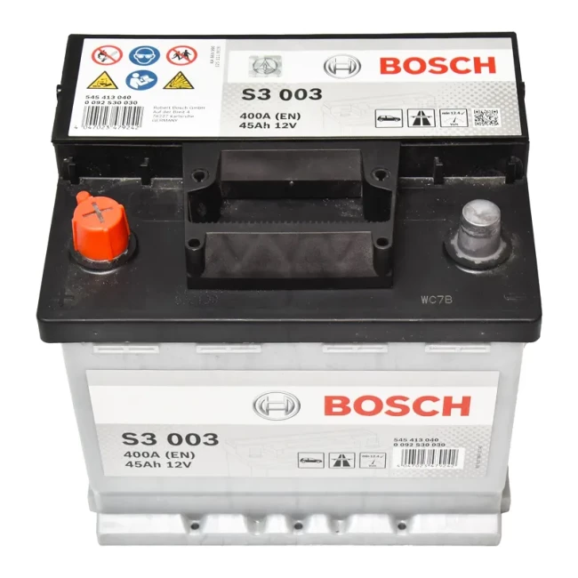 Автомобильный аккумулятор BOSCH S3 003 6CT-45Ah Аз (0092S30030)
