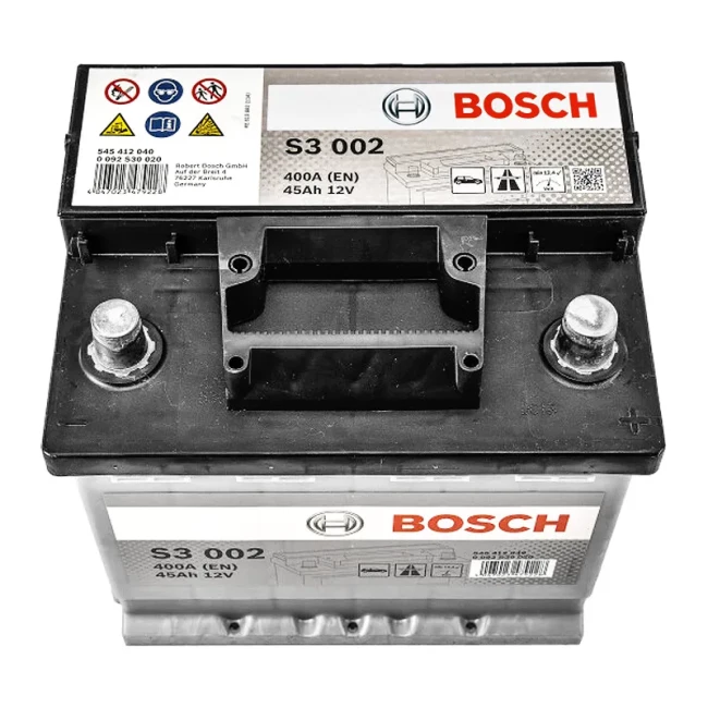 Автомобильный аккумулятор BOSCH S3 002 6CT-45Ah АзЕ (0092S30020)