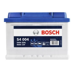 Автомобільний акумулятор BOSCH S4 004 6CT-60Ah АзЕ (-/+)