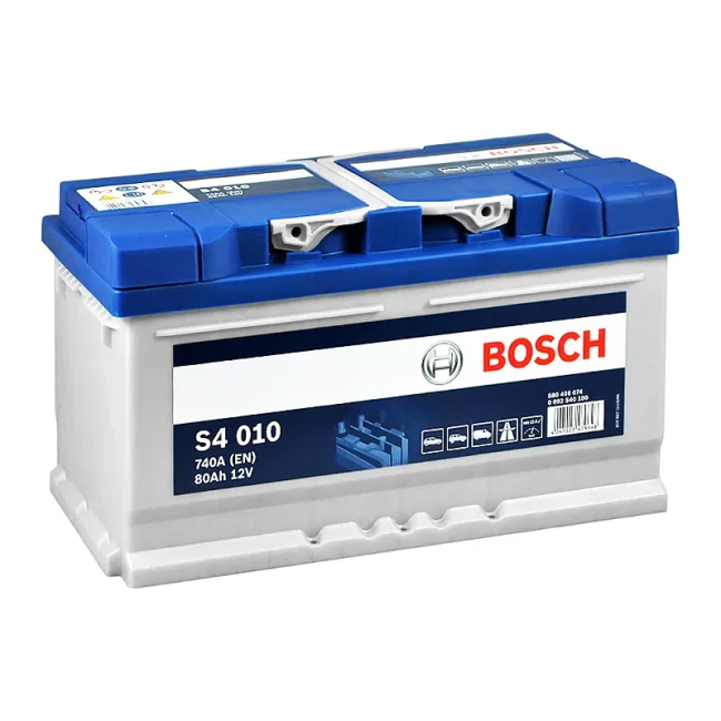 Автомобильный аккумулятор BOSCH S4 010 6CT-80Ah АзЕ (0092S40100) Автомобильный аккумулятор BOSCH S4 010 6CT-80Ah АзЕ (0092S40100)