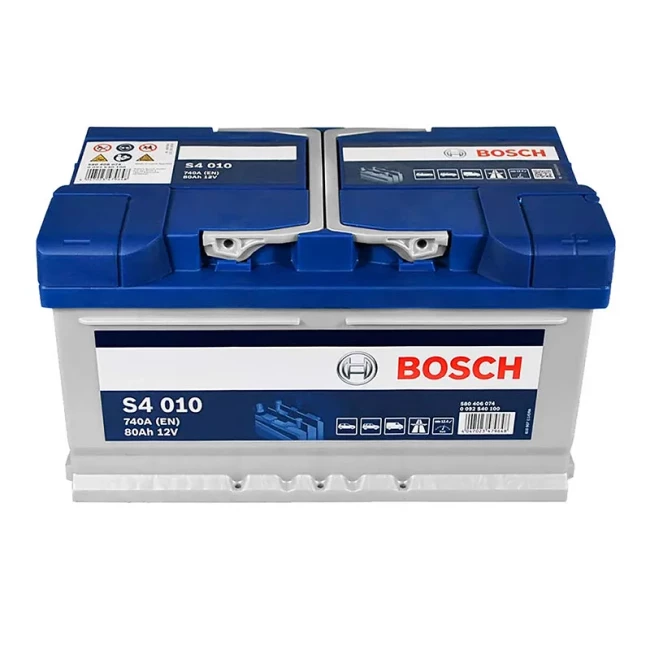 Автомобильный аккумулятор BOSCH S4 010 6CT-80Ah АзЕ (0092S40100)