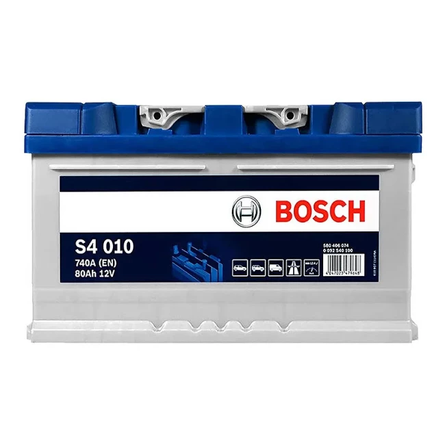 Автомобильный аккумулятор BOSCH S4 010 6CT-80Ah АзЕ (0092S40100)