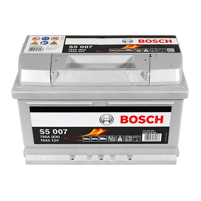 Автомобільний акумулятор BOSCH S5 007 6CT-74Ah АзЕ (0092S50070)