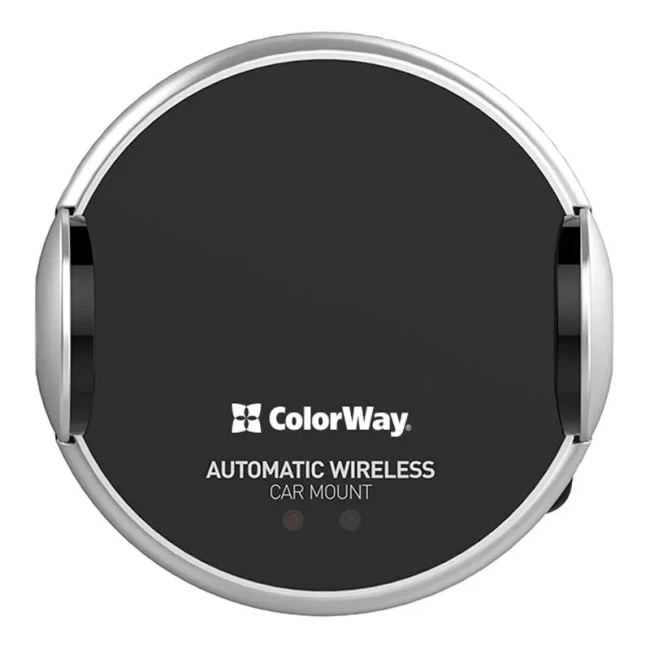 Беспроводное зарядное устройство ColorWay AutoSense Car Wireless Charger 15W Black (CW-CHAW039Q-BK)