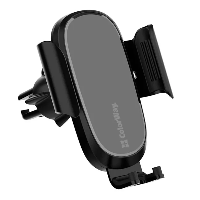 Беспроводное зарядное устройство ColorWay Air Vent Car Wireless Charger 15W Black (CW-CHAW038Q-BK)