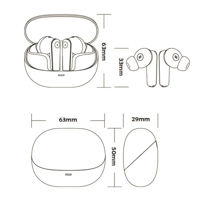 Bluetooth-гарнітура СolorWay Slim TWS-1 Earbuds Long Life Beige (CW-TWS1BE)