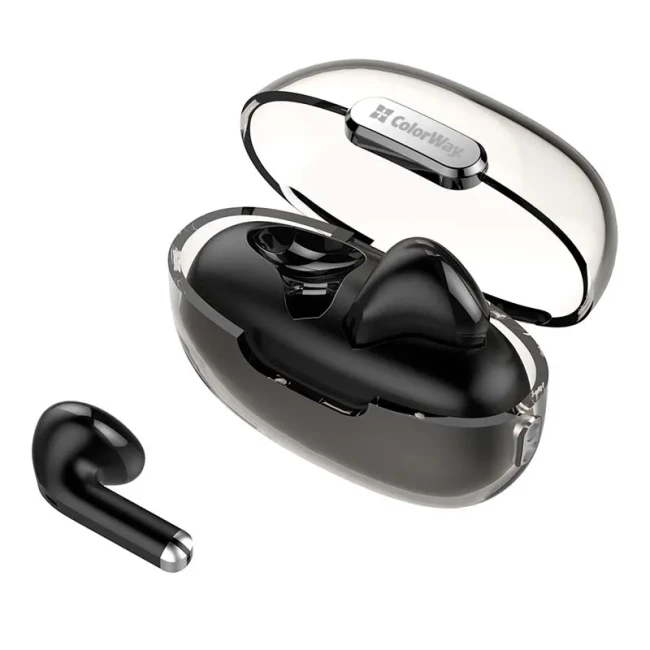 Bluetooth-гарнітура СolorWay Slim TWS-2 Earbuds Black (CW-TWS2BK)
