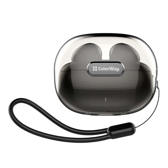 Bluetooth-гарнітура СolorWay Slim TWS-2 Earbuds Black (CW-TWS2BK)