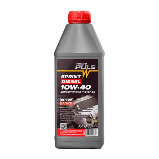 Моторное масло TURBO PULS SPRINT DIESEL 10W-40 0,85л (4823110404317)