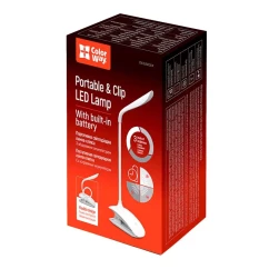 Настільна лампа LED ColorWay Flexible & Clip White