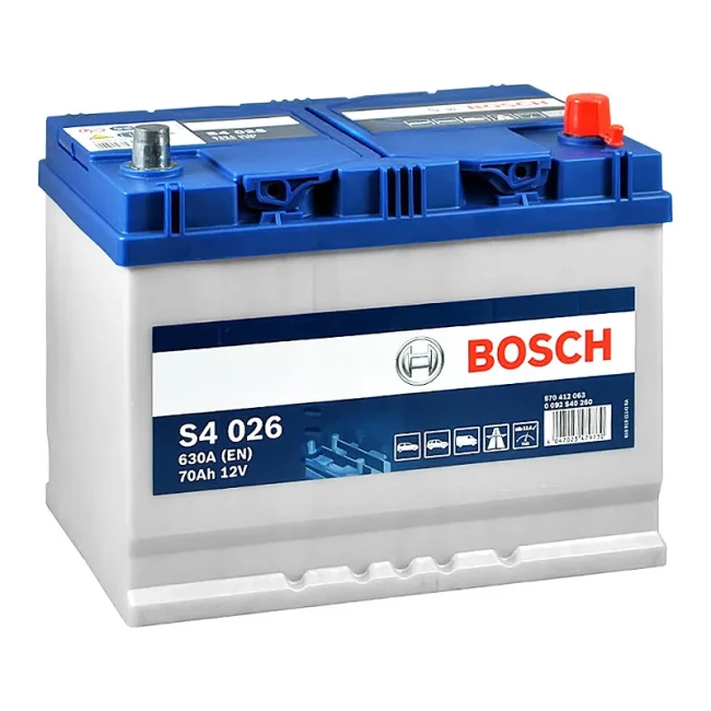 Автомобильный аккумулятор BOSCH S4 026 6CT-70Ah Asia АзЕ (0092S40260)