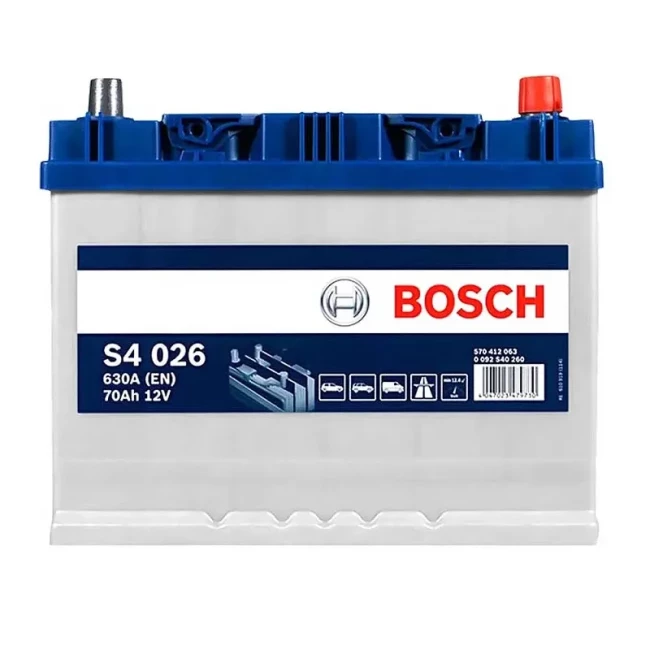 Автомобильный аккумулятор BOSCH S4 026 6CT-70Ah Asia АзЕ (0092S40260)