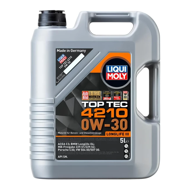 Моторное масло Liqui Moly Top Tec 4210 0W-30 5л (21605) Моторное масло Liqui Moly Top Tec 4210 0W-30 5л (21605)