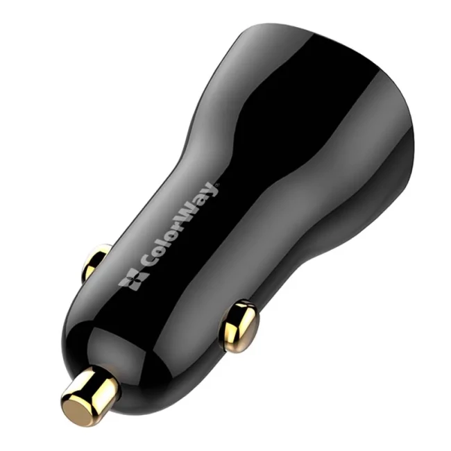 Автомобильное зарядное устройство ColorWay Power Delivery Port PPS USB Black (CW-CHA046PD-BK)