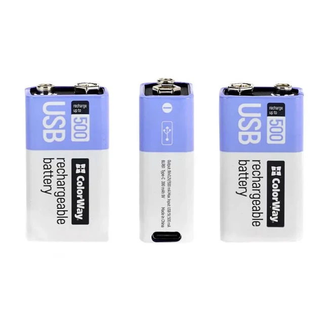 Акумуляторна батарея USB-C ColorWay Li-Pol 390 mAh (CW-UB9V-06)