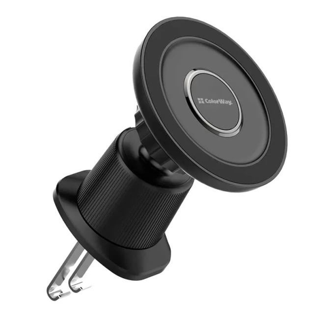 Держатель автомобильный ColorWay магнитный Air Vent-5 Black (CW-CHM15-BK)