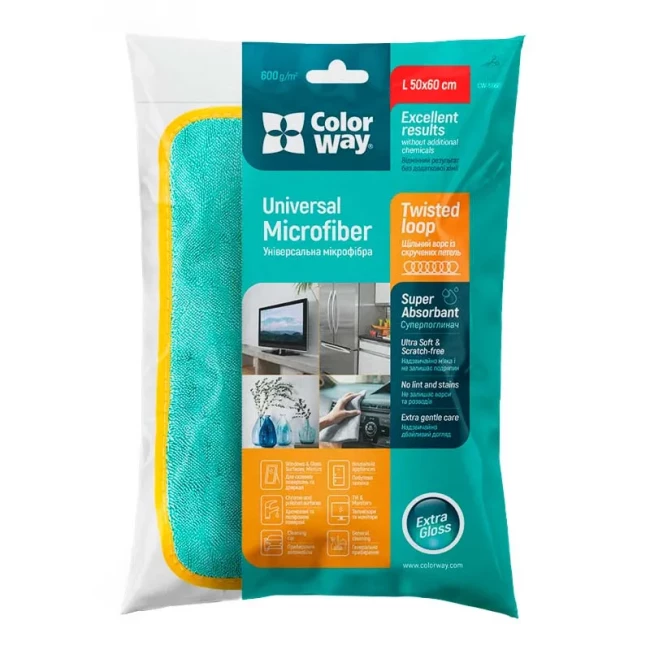 Мікрофібра ColorWay універсальна 50х60см 600gsm (CW-5660)