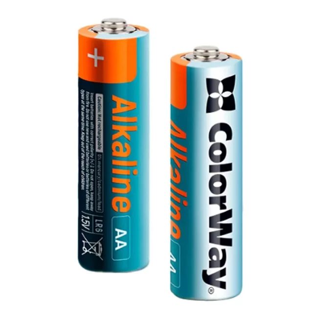 Батарейка ColorWay Alkaline Power AA/LR06 2шт (CW-BALR06-2BL)