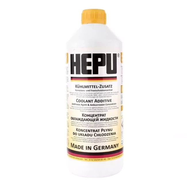 Антифриз Hepu G11 -38°C желтый 1,5л (P999-YLW)