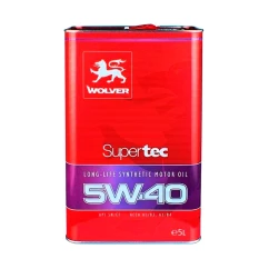 Моторное масло WOLVER Supertec 5W-40 5 л