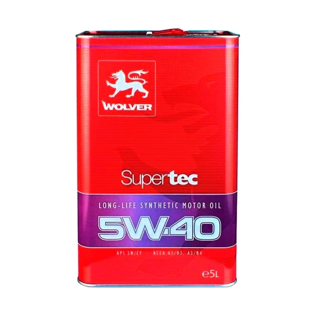 Моторна олива WOLVER Supertec 5W-40 5 л (4260360943935)
