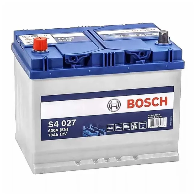 Автомобильный аккумулятор BOSCH S4 027 6CT-70Ah Asia Аз (0092S40270) Автомобильный аккумулятор BOSCH S4 027 6CT-70Ah Asia Аз (0092S40270)
