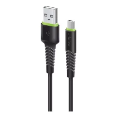 Кабель Intaleo CBFLEXM3 USB - micro USB M/M 3 м, Black (1283126487491)