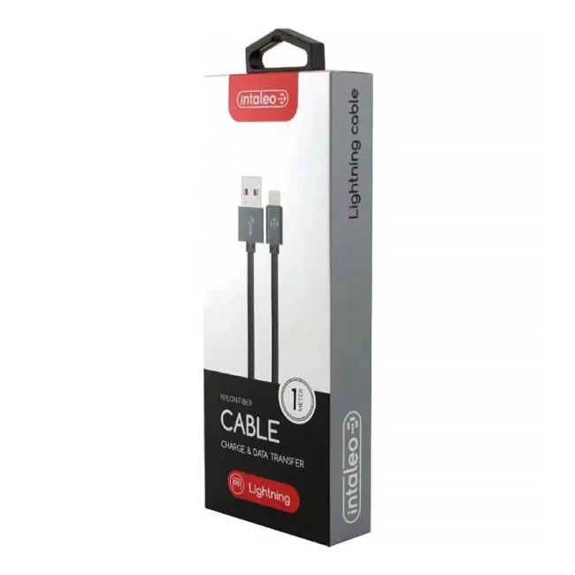 Кабель Intaleo CBGNYL1 USB - Lightning 1 м Grey (1283126477652)