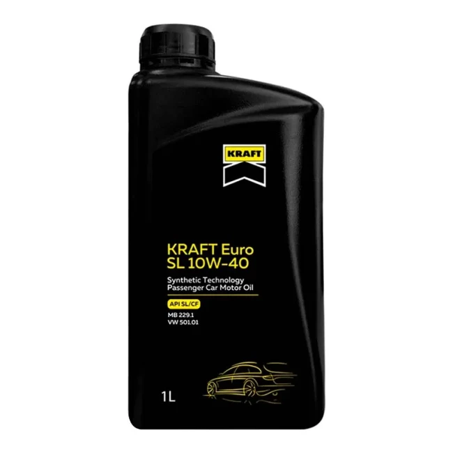 Моторное масло KRAFT Euro SL 10W-40 1л (708138) Моторное масло KRAFT Euro SL 10W-40 1л (708138)