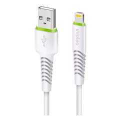 Кабель Intaleo CBFLEXL2 USB - Lightning M/M 2 м, White (1283126521416)