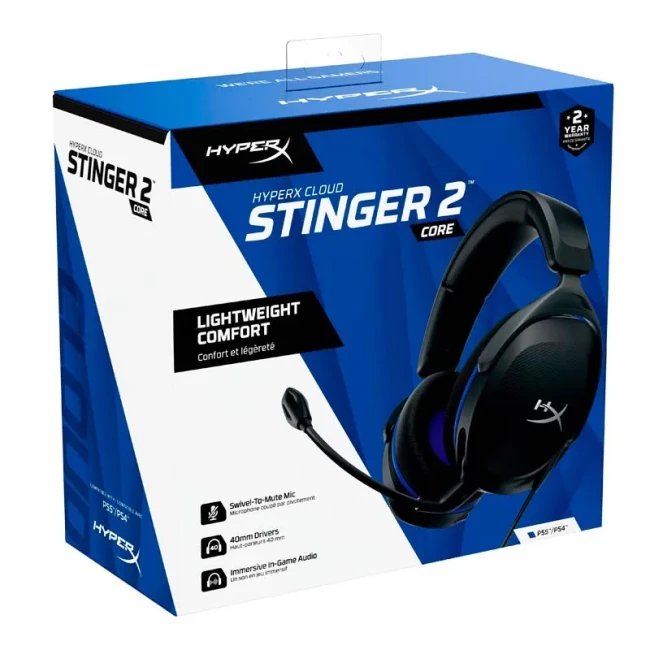 Гарнітура HyperX Cloud Stinger 2 Core PS5/PS4 mini-jack (6H9B6AA)