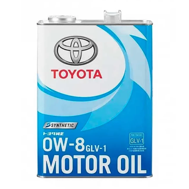 Моторное масло Toyota Motor Oil 0W-8 4л (888012905)