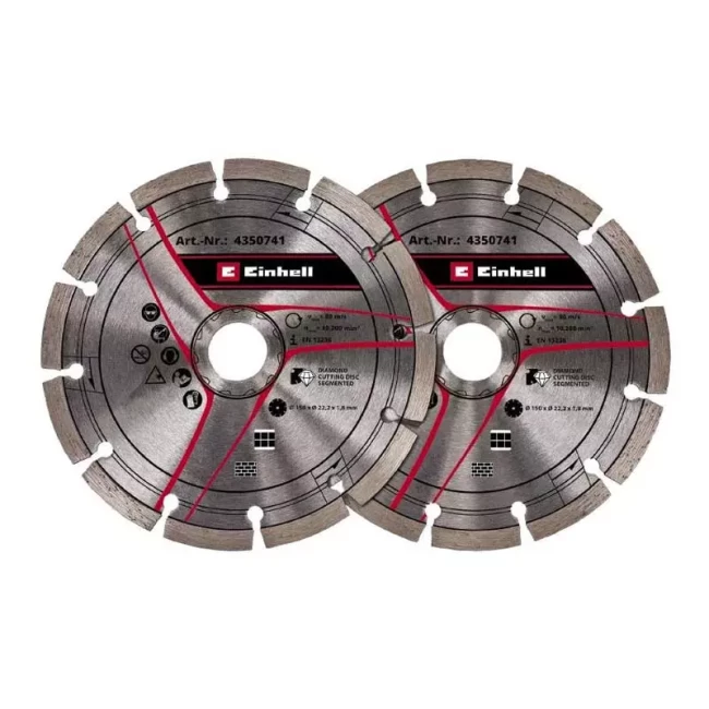 Диски для бороздоділа Einhell 150х22.2мм 2шт (4350741)