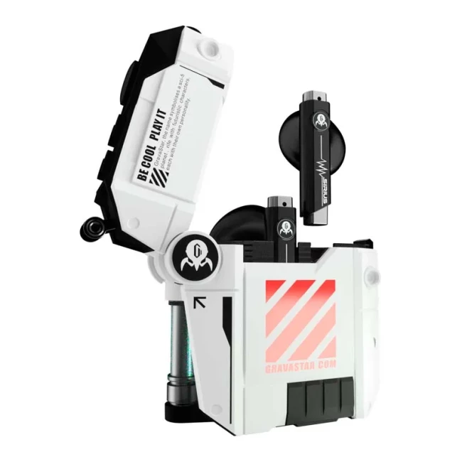 Наушники TWS Gravastar Sirius P5 BT 5.2 IPX4 Defense Mecha (GRAVASTARP5_MECHA_WHT_V2)