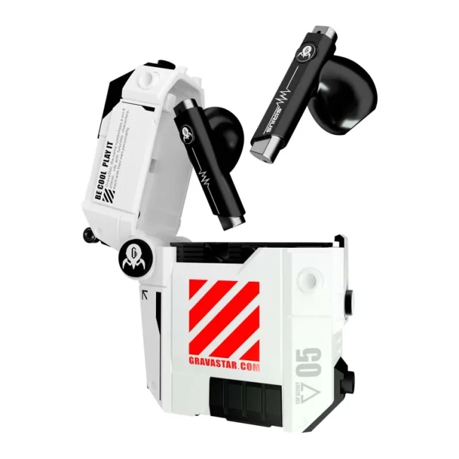 Наушники TWS Gravastar Sirius P5 BT 5.2 IPX4 Defense Mecha (GRAVASTARP5_MECHA_WHT_V2)