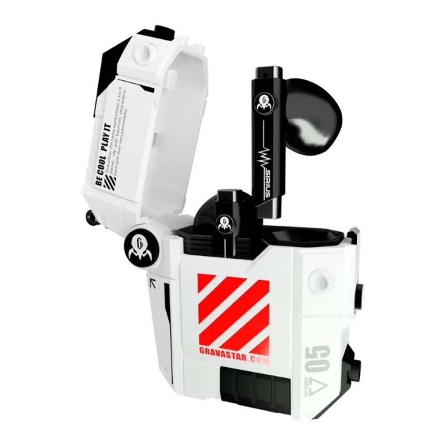 Наушники TWS Gravastar Sirius P5 BT 5.2 IPX4 Defense Mecha (GRAVASTARP5_MECHA_WHT_V2)