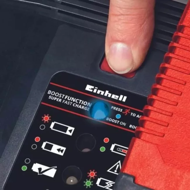 Зарядний пристрій Einhell PXC Boostcharger 3A PXC 18В 8А 0.83кг (4512155)