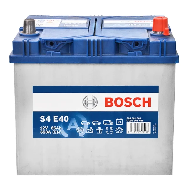 Автомобильный аккумулятор BOSCH S4 E40 6СТ-65Ah Asia АзЕ (0092S4E400) Автомобильный аккумулятор BOSCH S4 E40 6СТ-65Ah Asia АзЕ (0092S4E400)