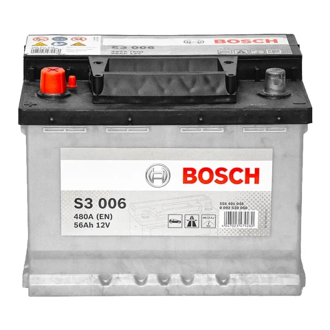 Автомобильный аккумулятор BOSCH S3 006 6CT-56Ah Аз (0092S30060)