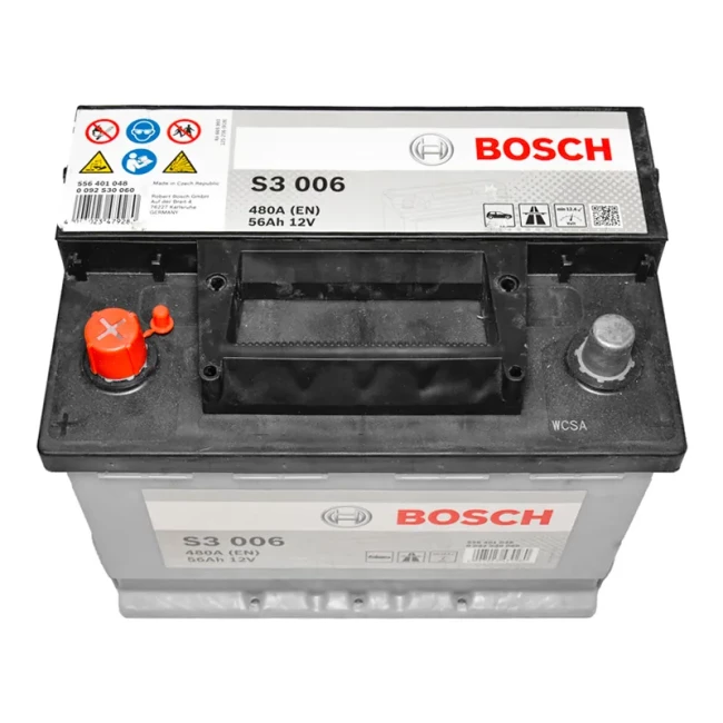 Автомобильный аккумулятор BOSCH S3 006 6CT-56Ah Аз (0092S30060)